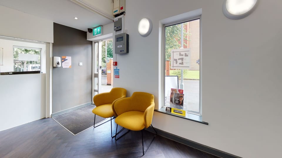 Lobby sitting area