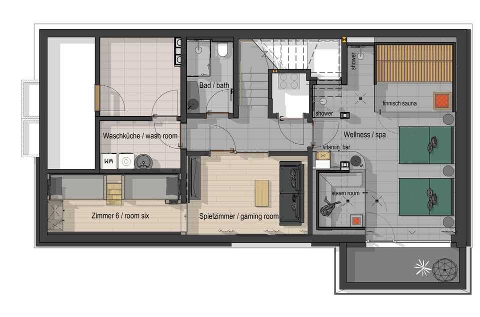 Luxury Chalet, Mountain View | Floor plan