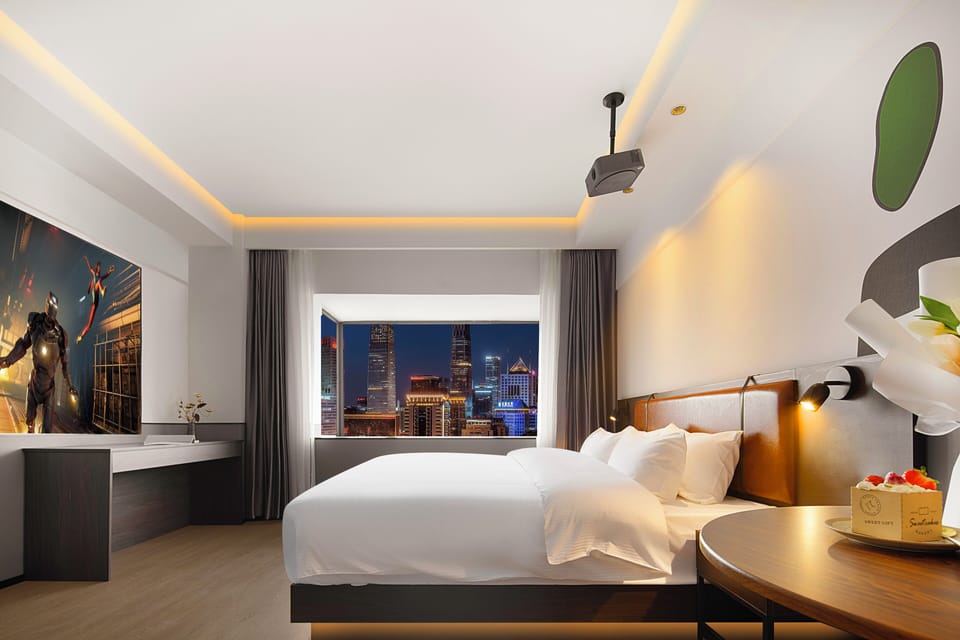 Economy Double Room, City View | Premium bedding, down comforters, pillowtop beds, desk