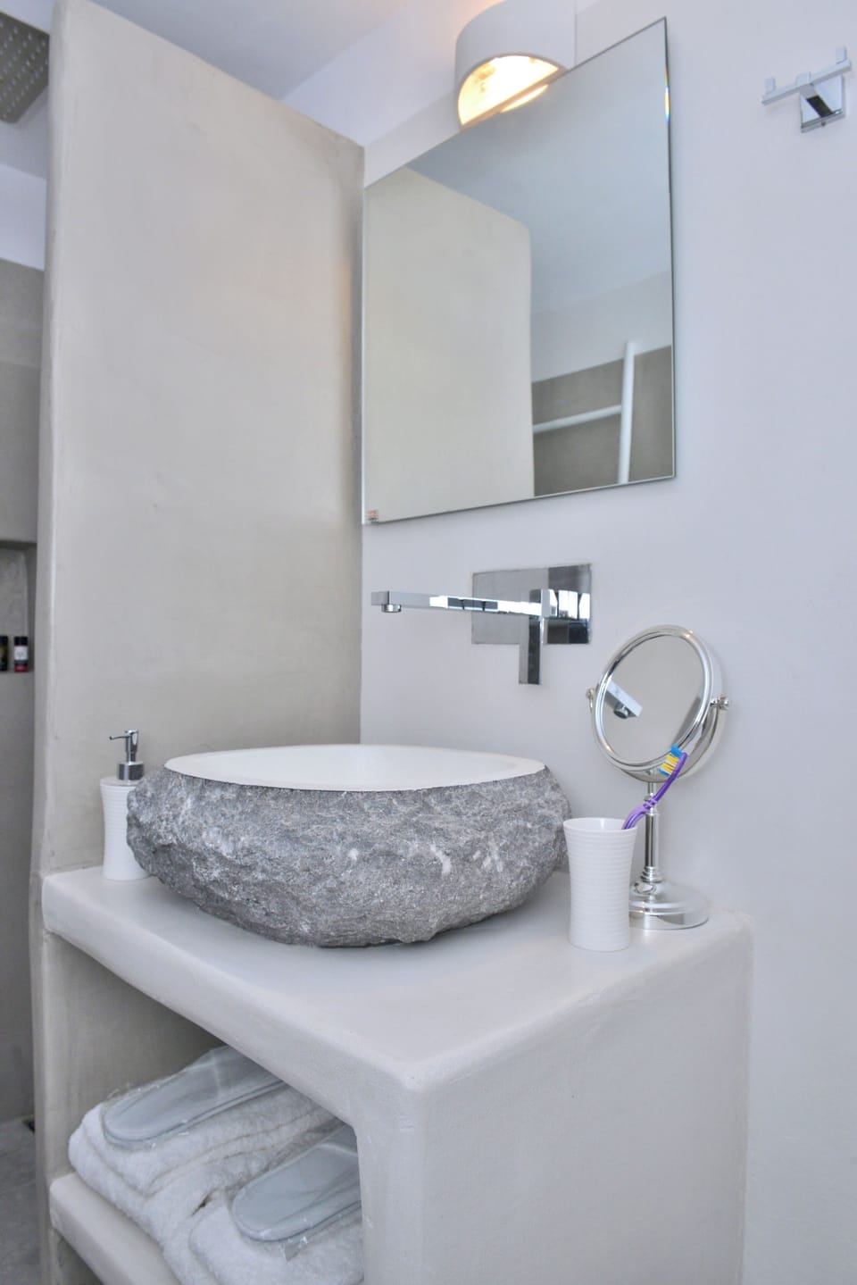 Family Apartment, Beach View | Bathroom | Shower, hair dryer, towels, soap