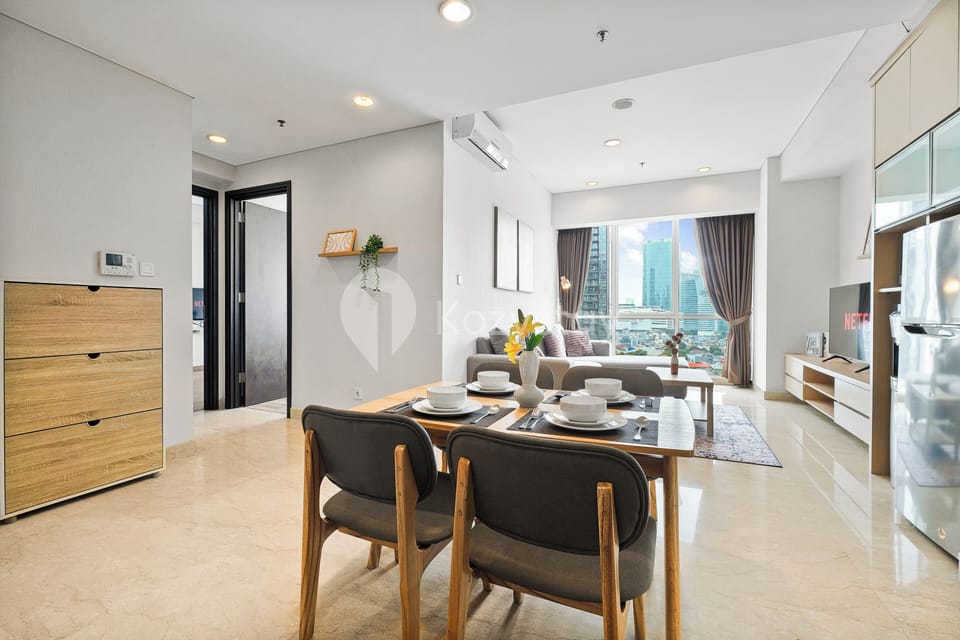 Apartment, 2 Bedrooms, City View | Dining room