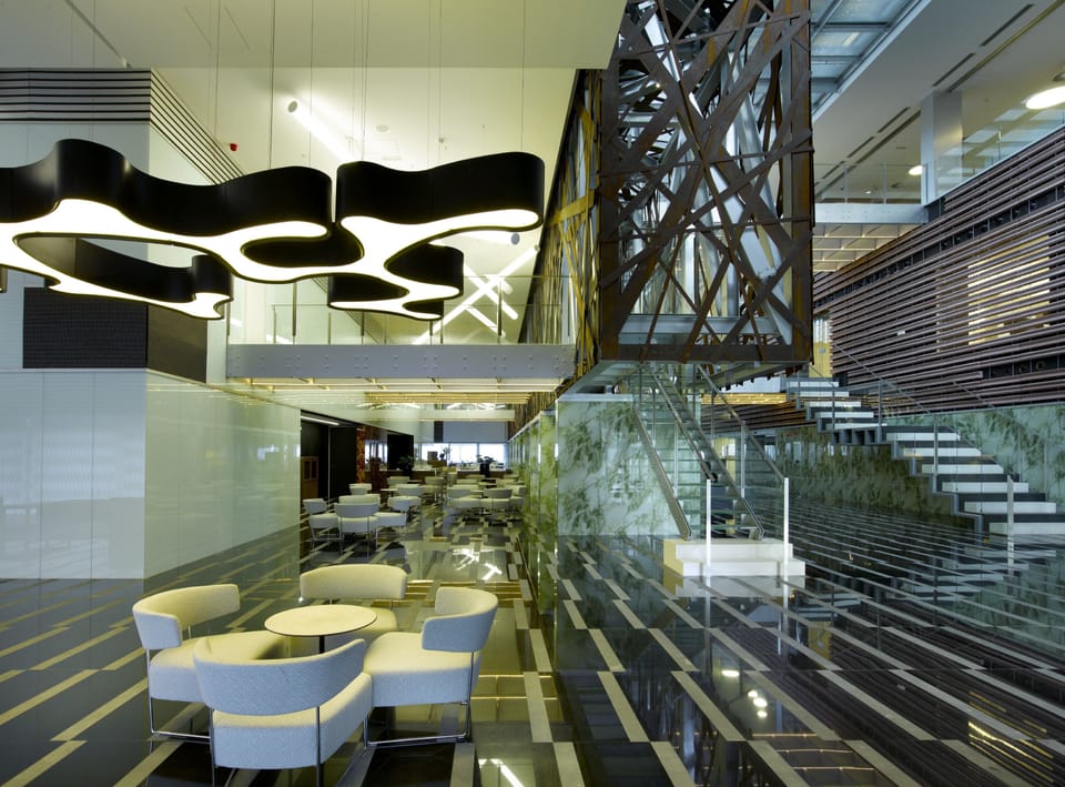 Lobby sitting area