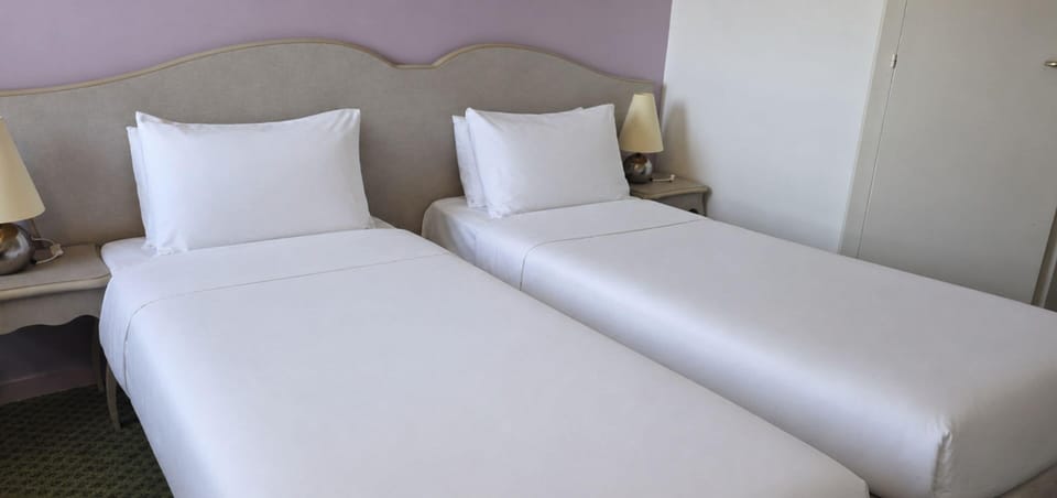 Twin Room | Desk, blackout drapes, soundproofing, iron/ironing board