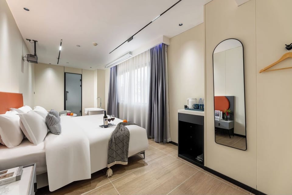 Superior Single Room, City View | Blackout drapes, iron/ironing board, free WiFi