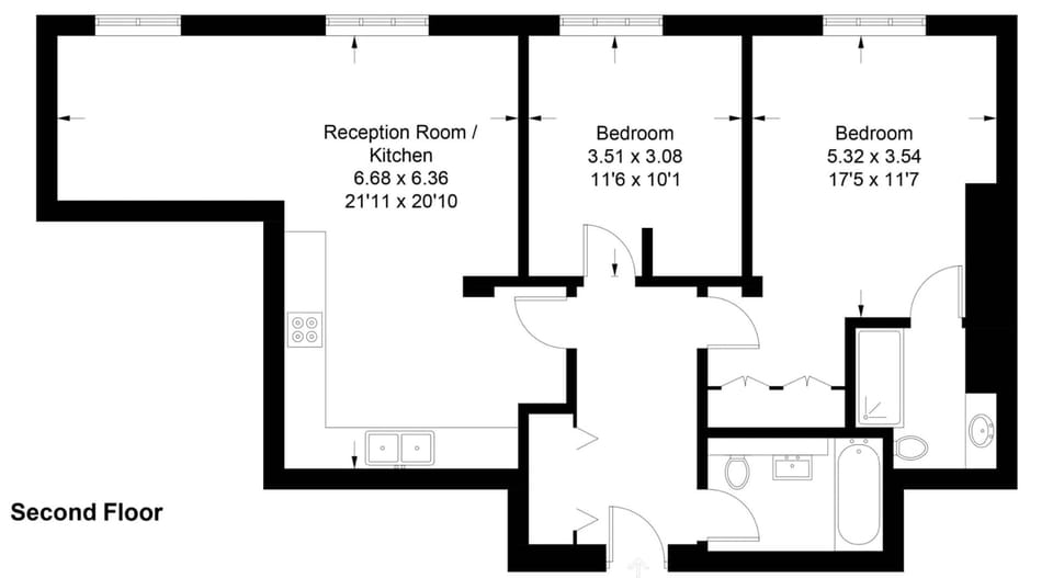 House | 2 bedrooms, high-speed internet