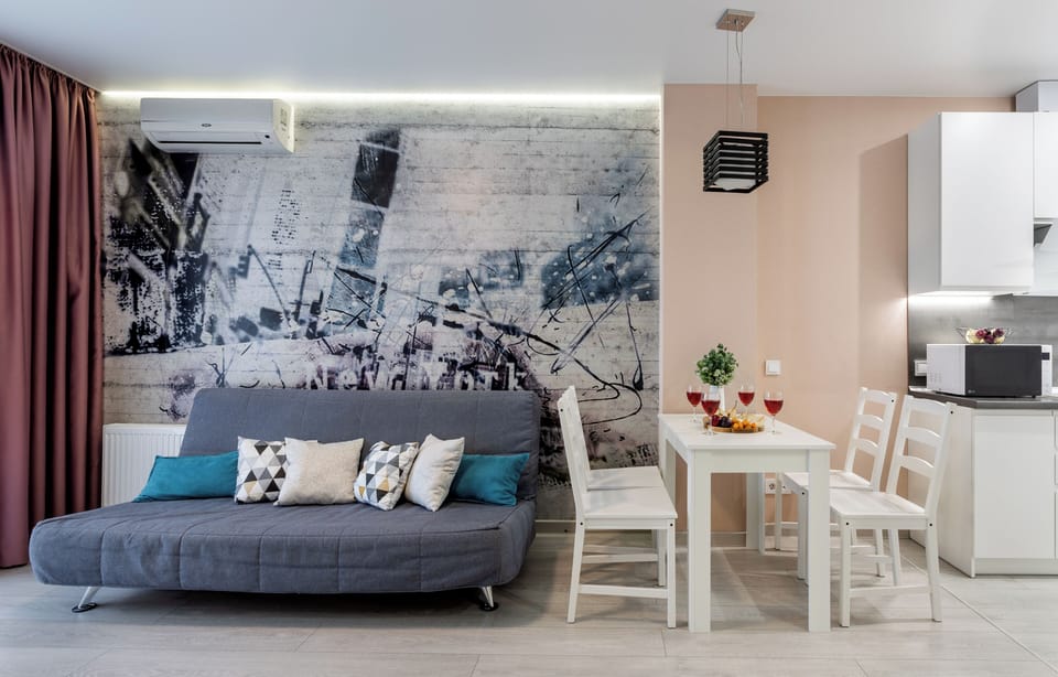 Classic Apartment, Balcony, Courtyard View | Living area | LCD TV