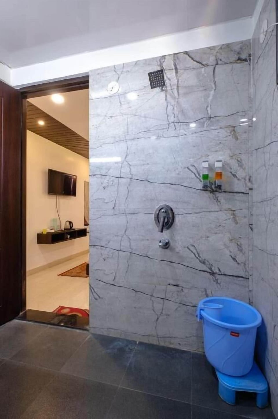 Deluxe Room | Bathroom | Shower, rainfall showerhead, free toiletries, hair dryer