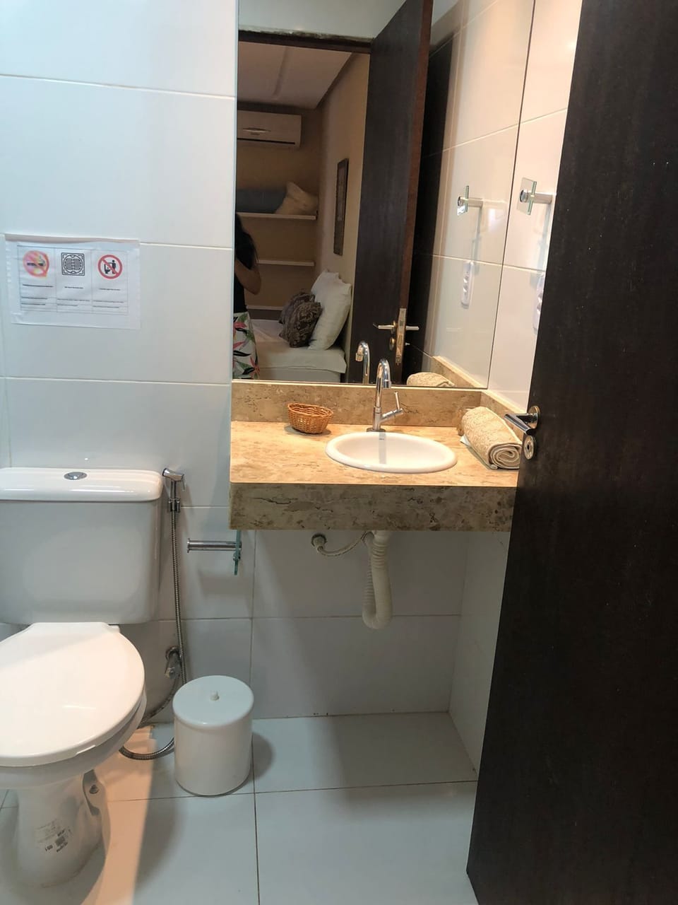 Shower, towels, soap