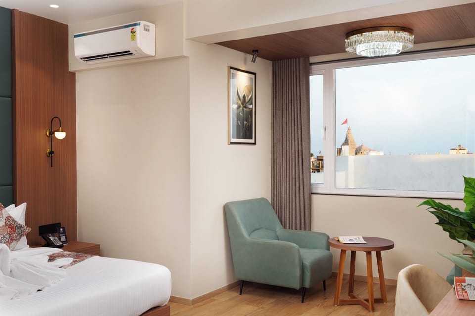 Superior Room, City View | In-room safe, desk, laptop workspace, blackout drapes