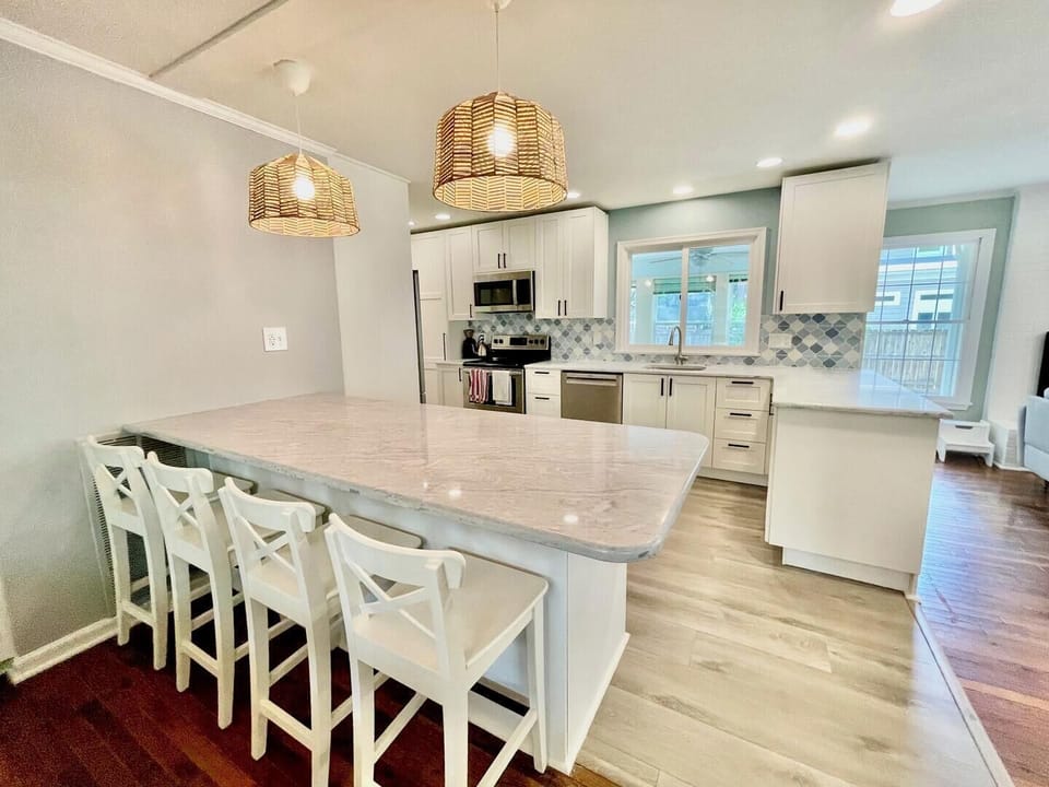 House, Multiple Beds, Patio, Garden View | Private kitchen | Coffee/tea maker