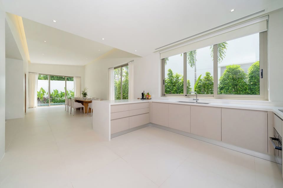 Signature Villa, 3 Bedrooms, Non Smoking, Private Pool | Private kitchen | Fridge, oven, stovetop, dishwasher
