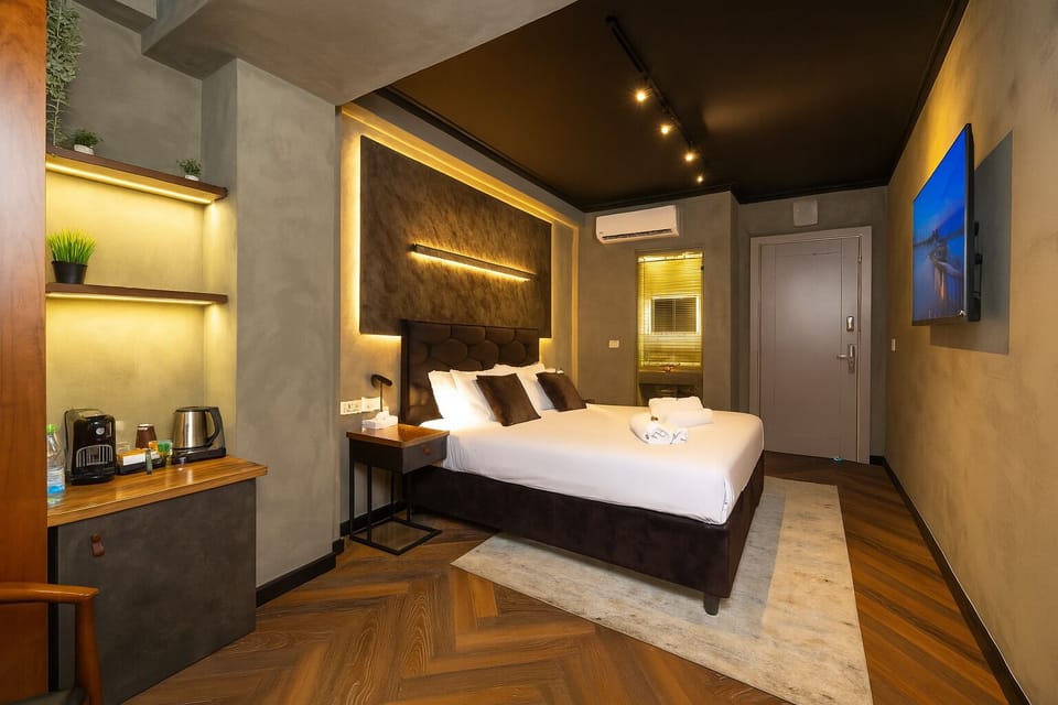 Elite Double Room | Premium bedding, down comforters, minibar, desk