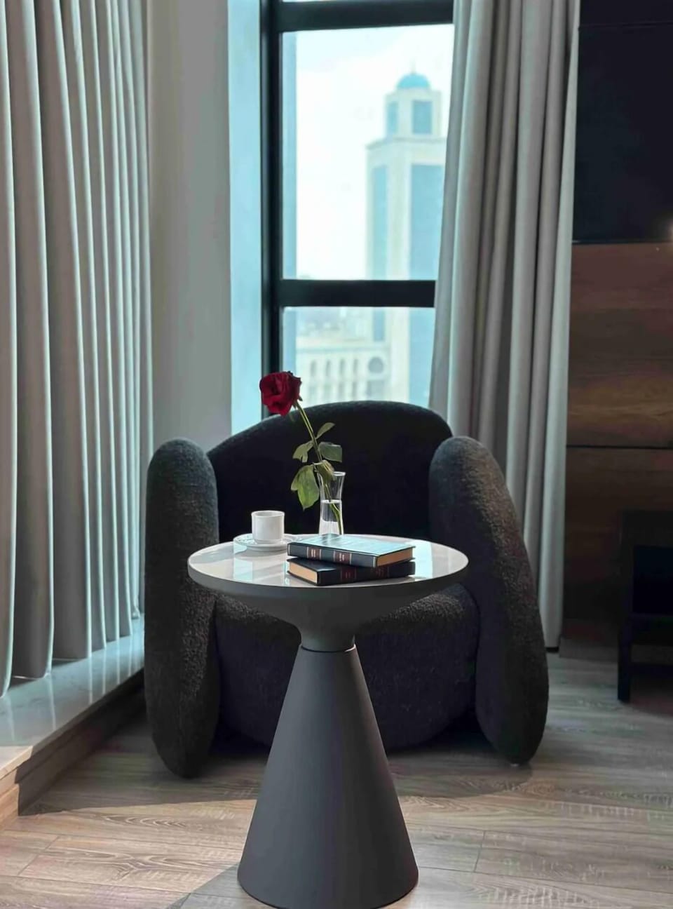Minibar (free items), desk, laptop workspace, WiFi (free)