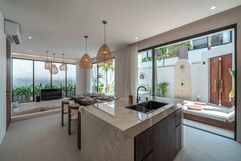Luxury Villa, 2 Bedrooms, Pool View | Living area