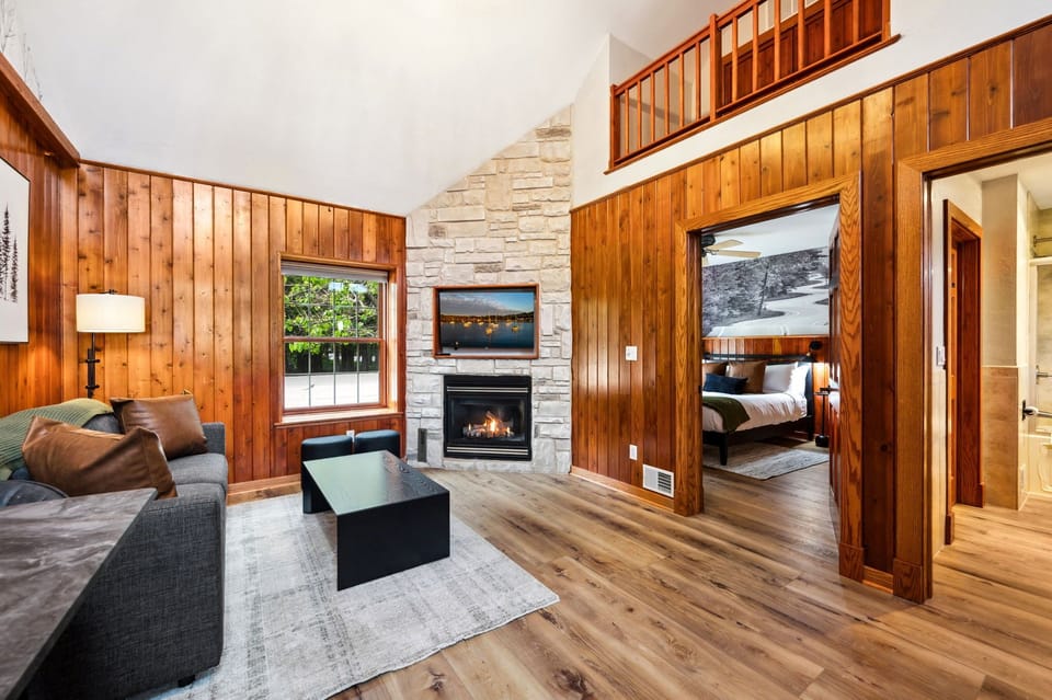 Standard Suite, 1 Queen Bed with Sofa bed, Ground Floor | Living area | 55-inch Smart TV with cable channels