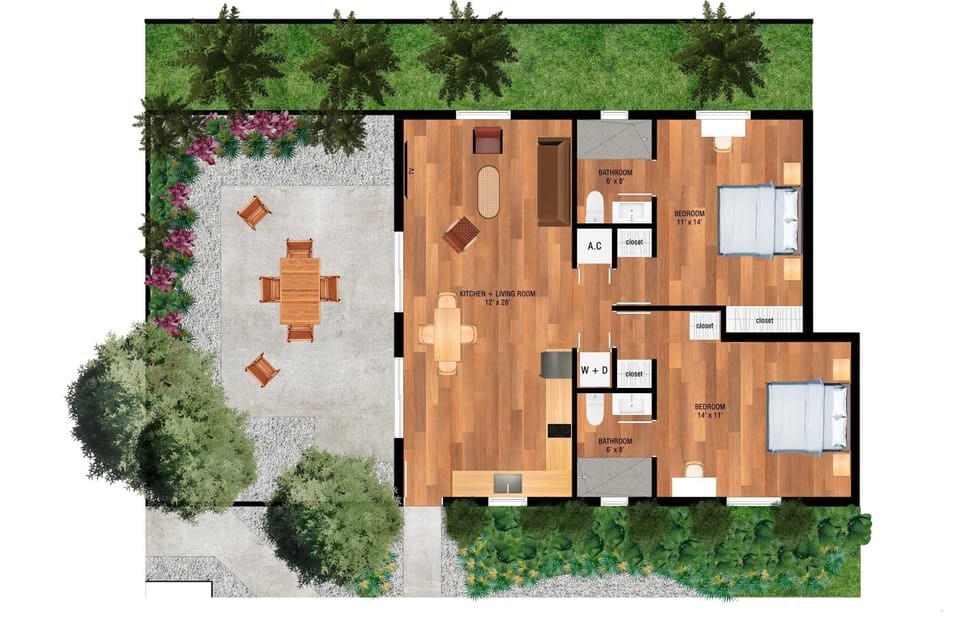 House | 2 bedrooms