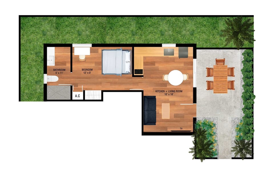 House | 1 bedroom