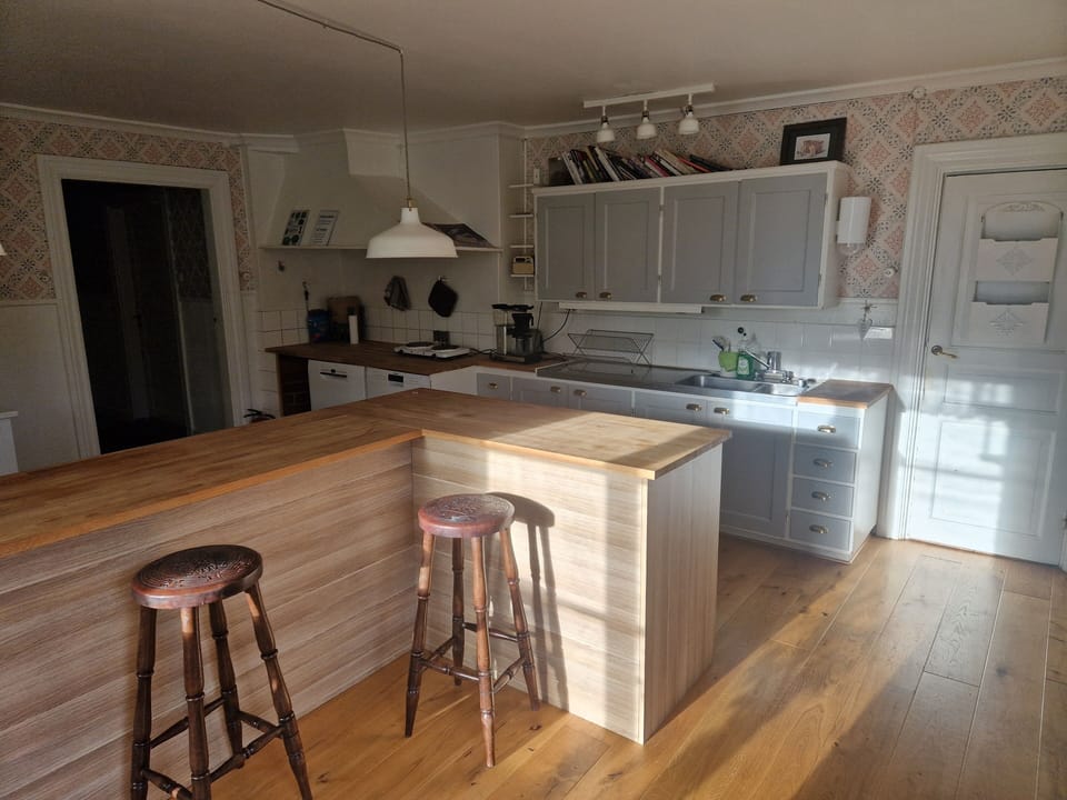 Double or Twin Room | Private kitchen | Coffee/tea maker, full-size fridge, microwave, oven