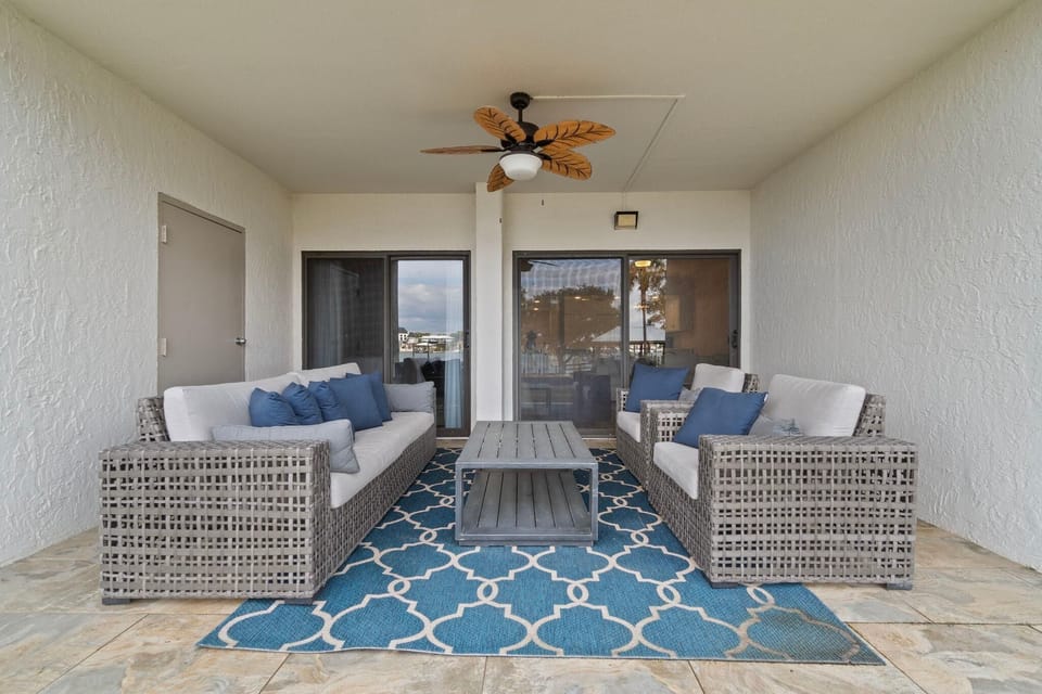 Condo, Multiple Beds (Shipwatch Riverside E104) | Terrace/patio