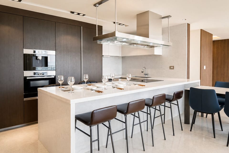 DUPLEX PENTHOUSE (6 People) | Private kitchen | Oven, stovetop, cookware/dishes/utensils
