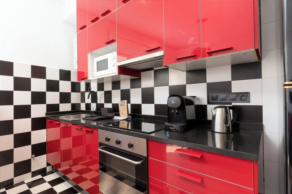 Microwave, oven, stovetop, espresso maker