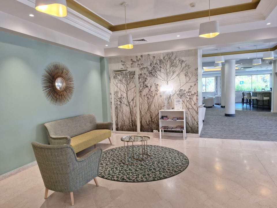 Lobby sitting area