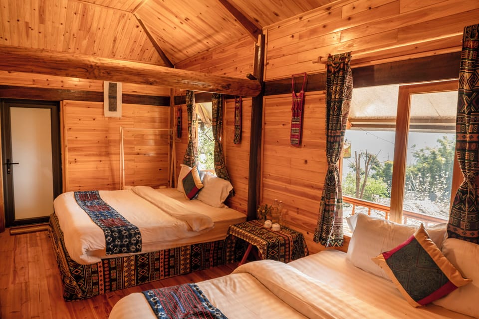 Panoramic Quadruple Room, Balcony, Mountain View | Premium bedding, free WiFi, bed sheets