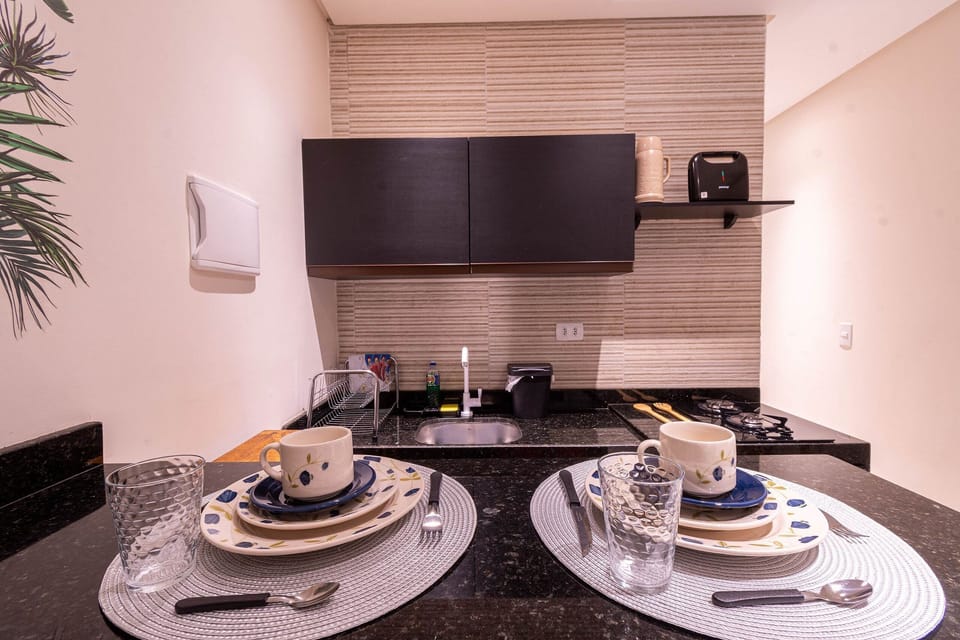 Comfort Studio | Private kitchen | Mini-fridge, microwave, dishwasher, toaster