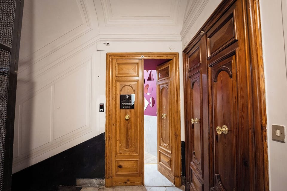 Interior entrance