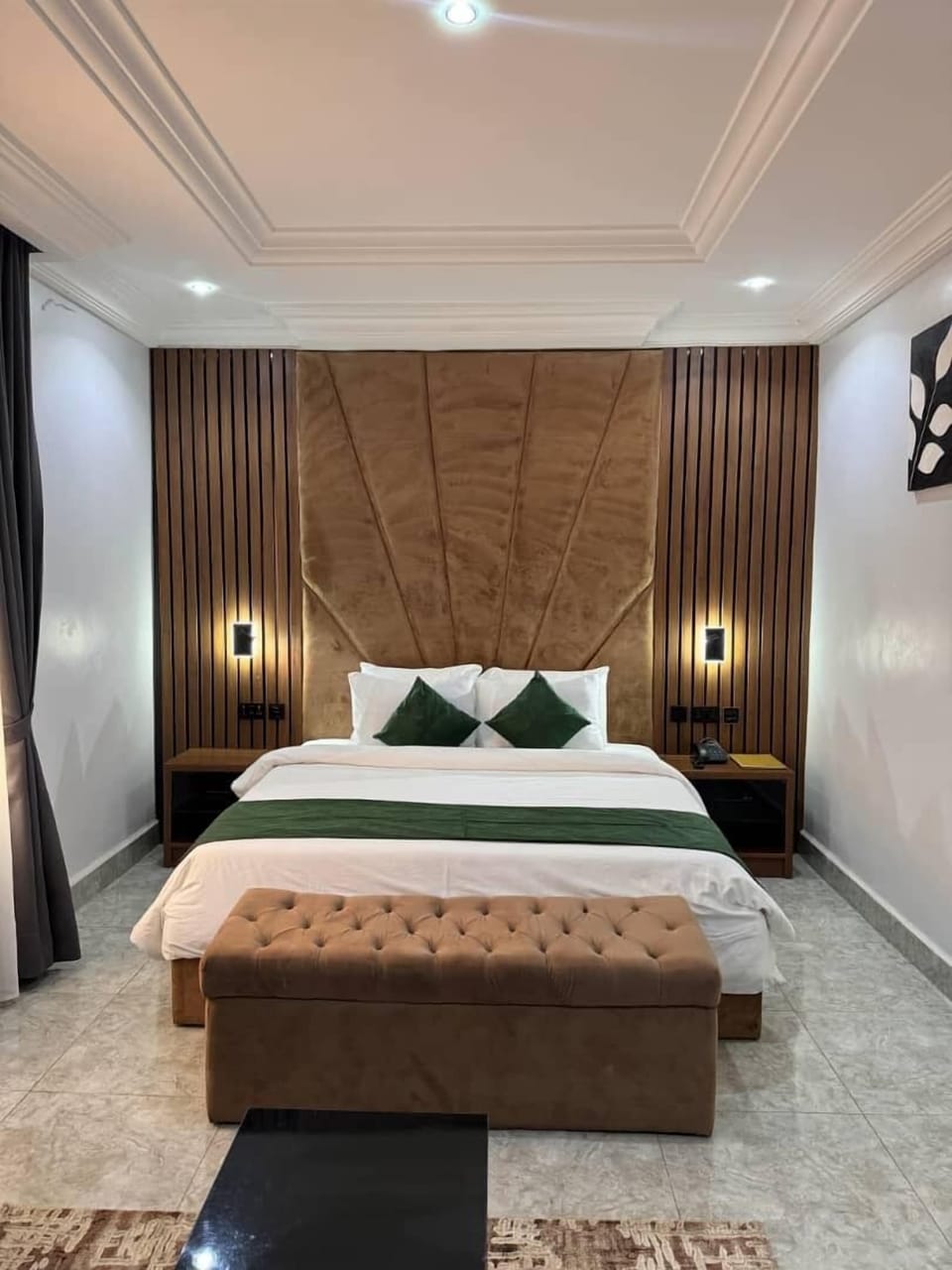 Luxury Single Room, Balcony, City View | Living area | TV