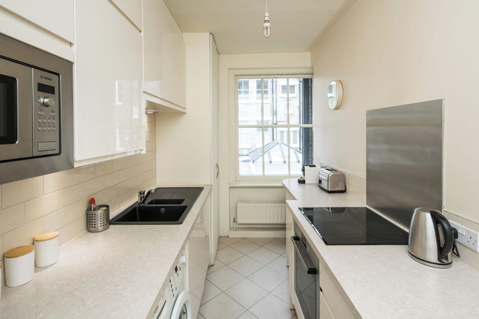Classic Apartment | Private kitchen | Electric kettle, toaster