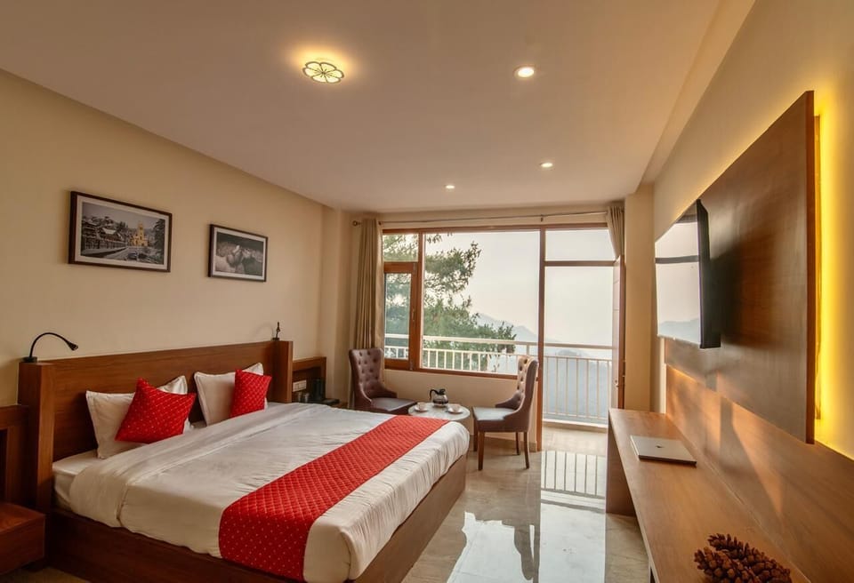 Premium Double Room, Mountain View | Desk, laptop workspace, free WiFi