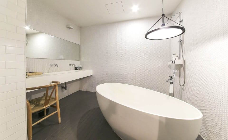 Suite with Terrace | Bathroom | Designer toiletries, hair dryer, bathrobes, slippers