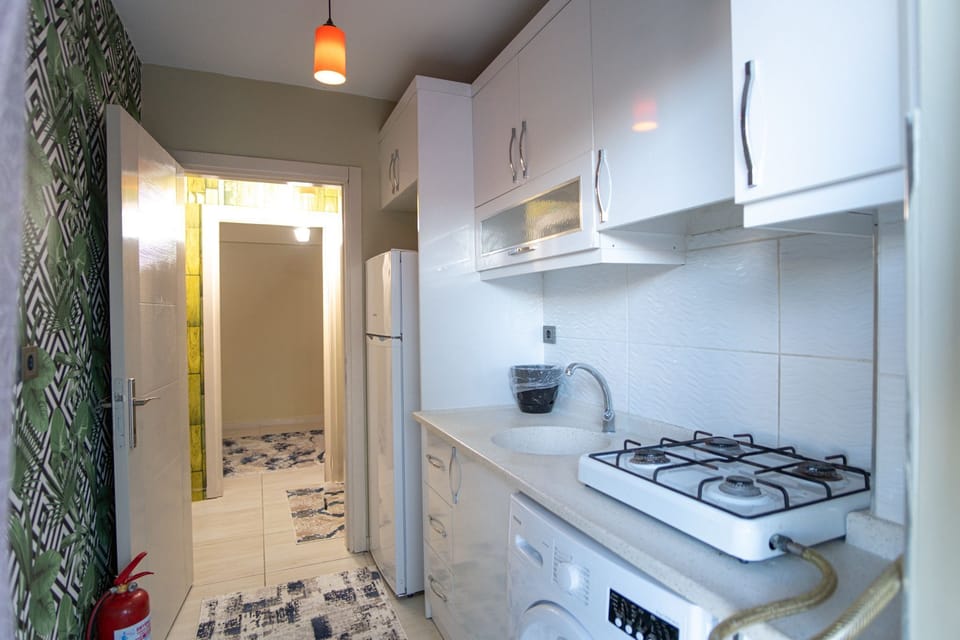 Family Condo, Balcony, City View | Private kitchen | Fridge, stovetop, cookware/dishes/utensils