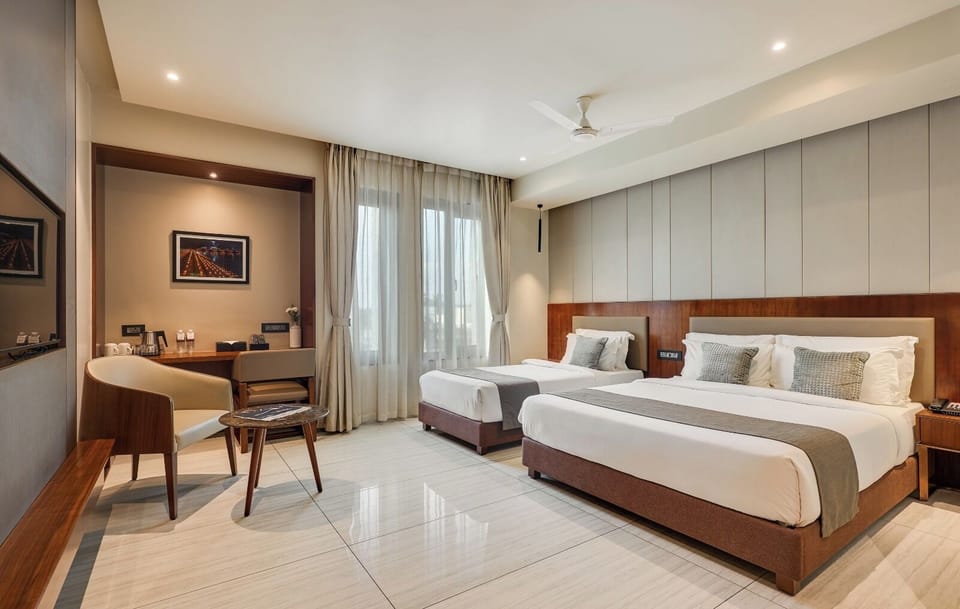 Family Room, City View | Desk, soundproofing, WiFi (free)