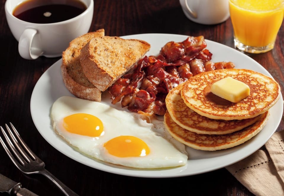 Free daily English breakfast