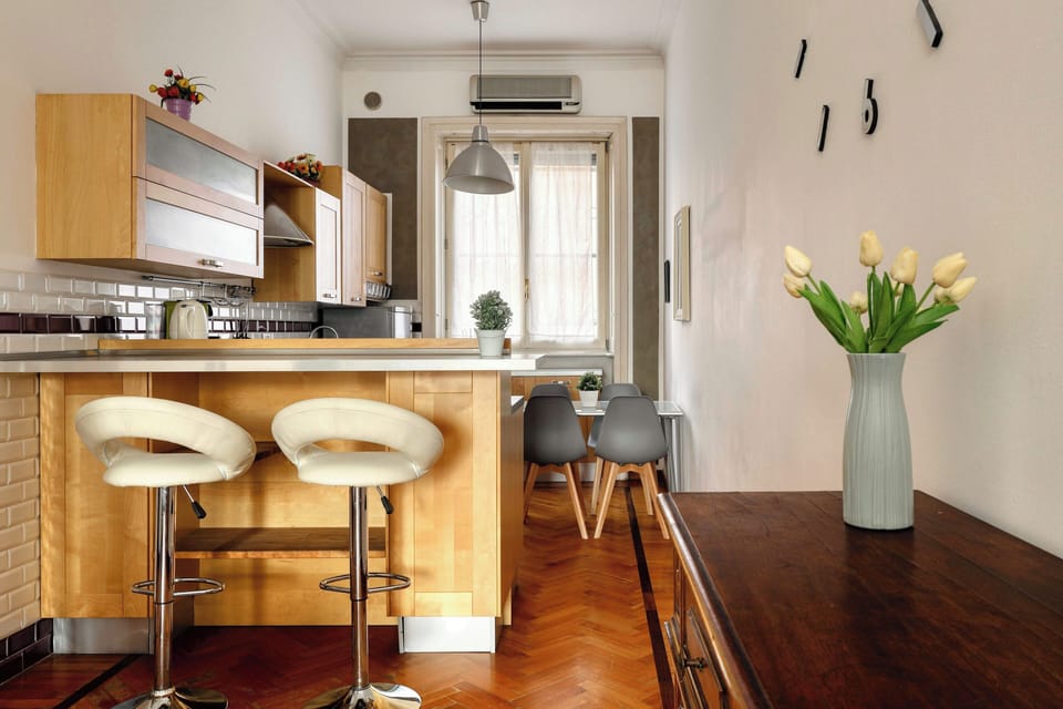 Apartment, 1 Double Bed with Sofa bed, Bathtub | Private kitchen | Dishwasher, coffee/tea maker, electric kettle, dining tables