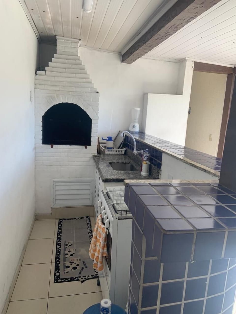 Family Apartment | Private kitchen | Fridge, microwave, oven, stovetop