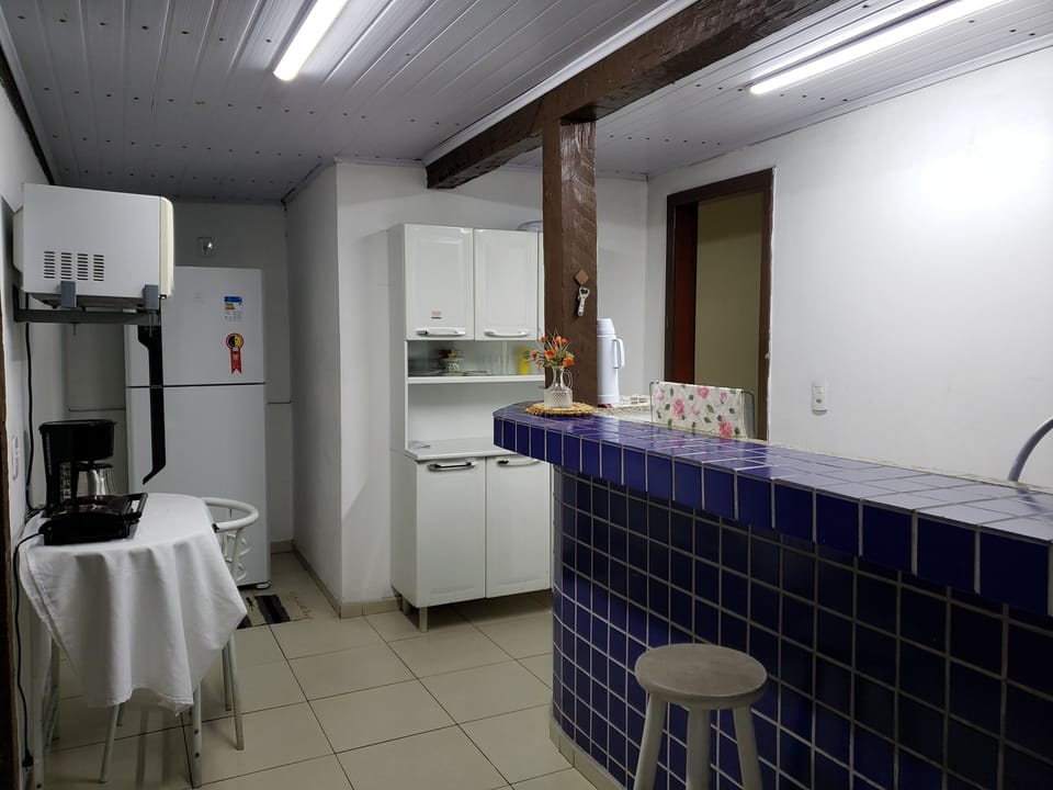 Family Apartment | Private kitchen | Fridge, microwave, oven, stovetop