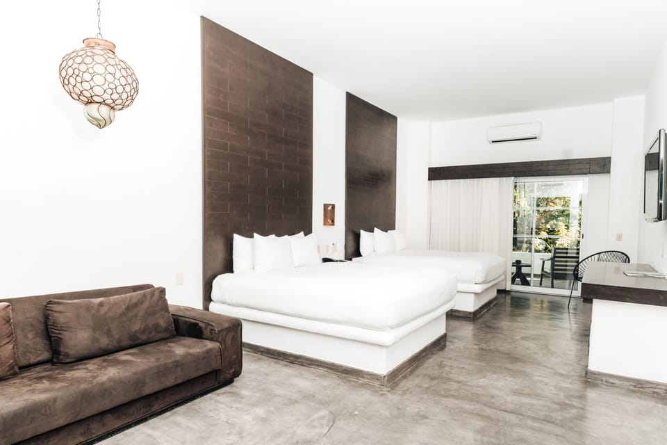 Standard Room, 2 Queen Beds | Egyptian cotton sheets, premium bedding, down comforters, minibar