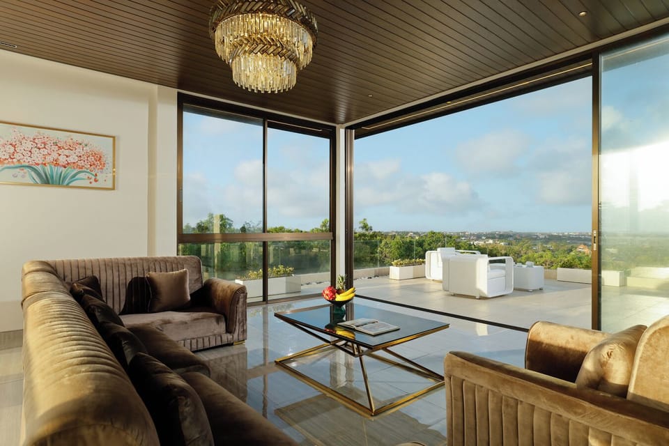 Villa, 4 Bedrooms, Private Pool | Living area | 44-inch LCD TV with cable channels