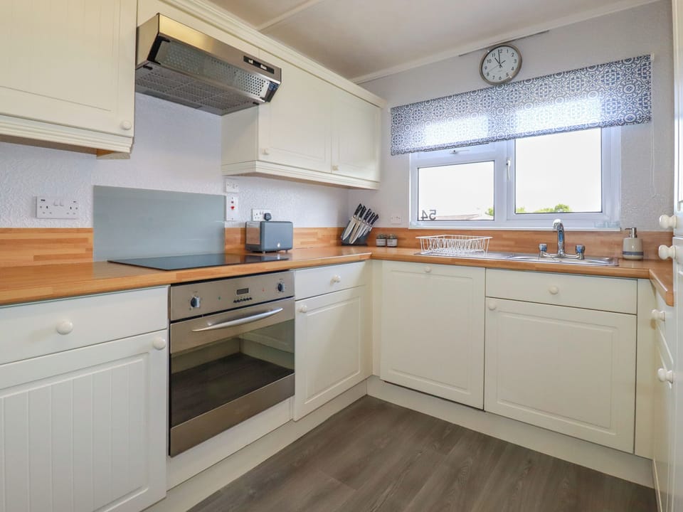 Fridge, dishwasher, electric kettle, toaster