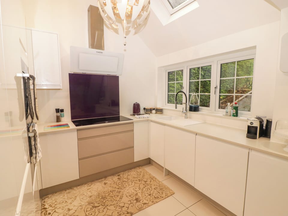 Fridge, dishwasher, electric kettle, toaster