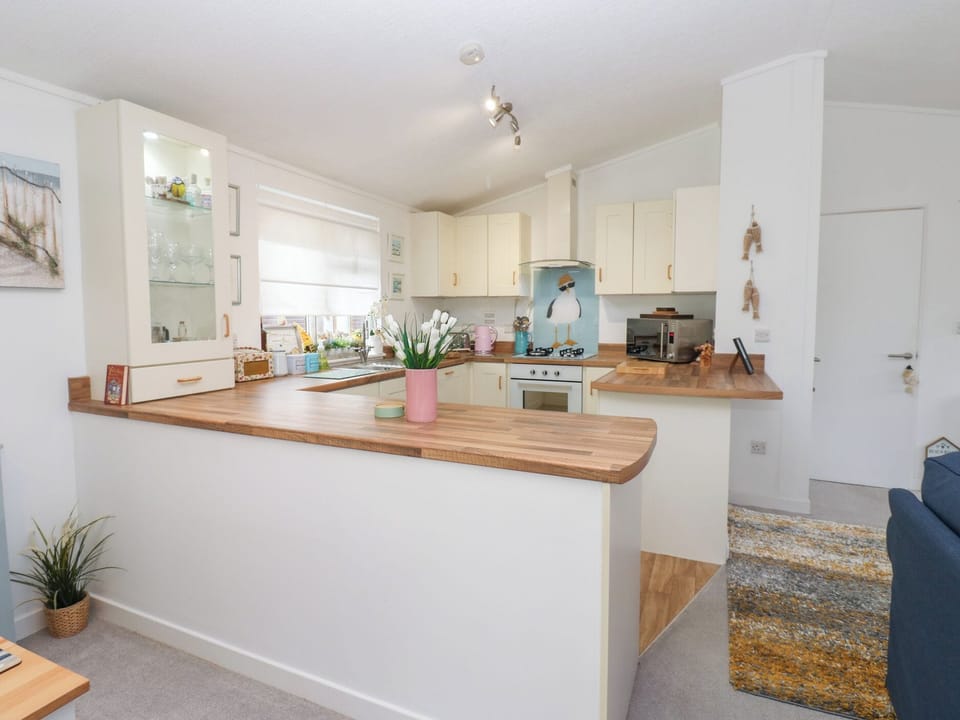 Fridge, dishwasher, electric kettle, cookware/dishes/utensils