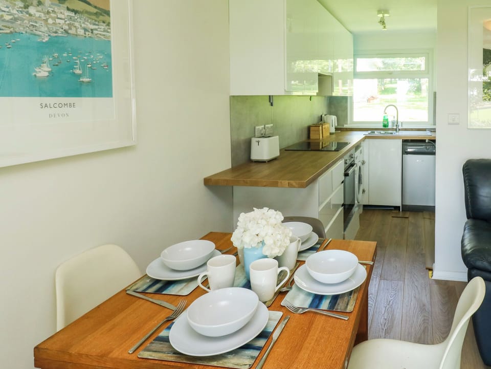 Fridge, dishwasher, electric kettle, toaster