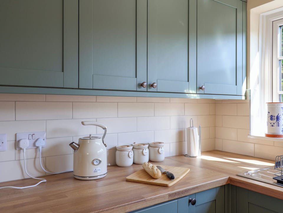 Fridge, dishwasher, electric kettle, toaster