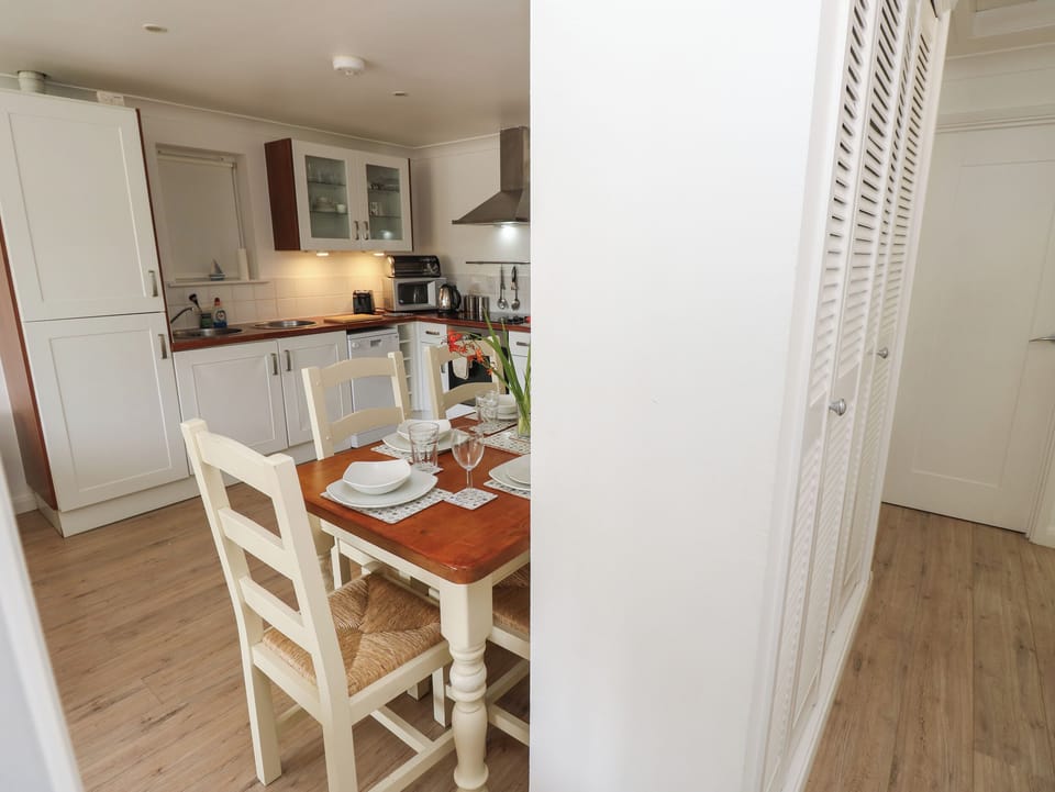 Fridge, dishwasher, electric kettle, toaster