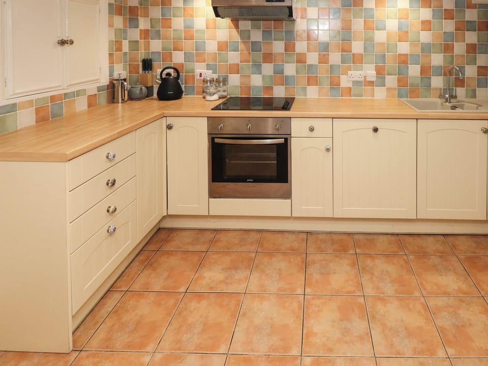 Fridge, dishwasher, electric kettle, toaster