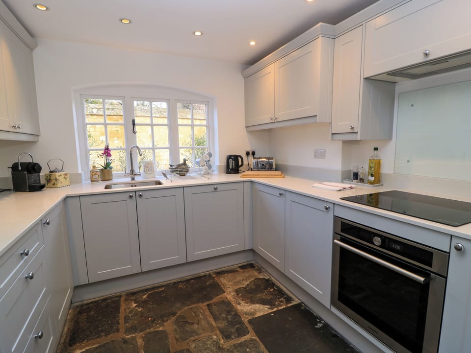 Fridge, dishwasher, electric kettle, toaster