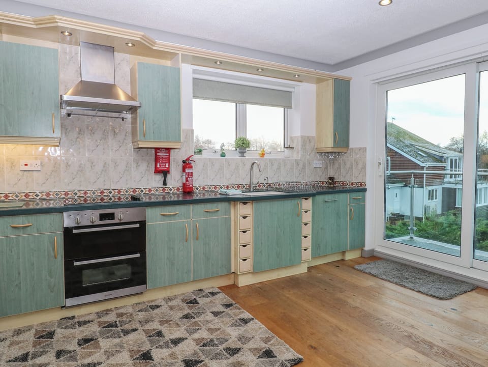 Fridge, dishwasher, electric kettle, toaster
